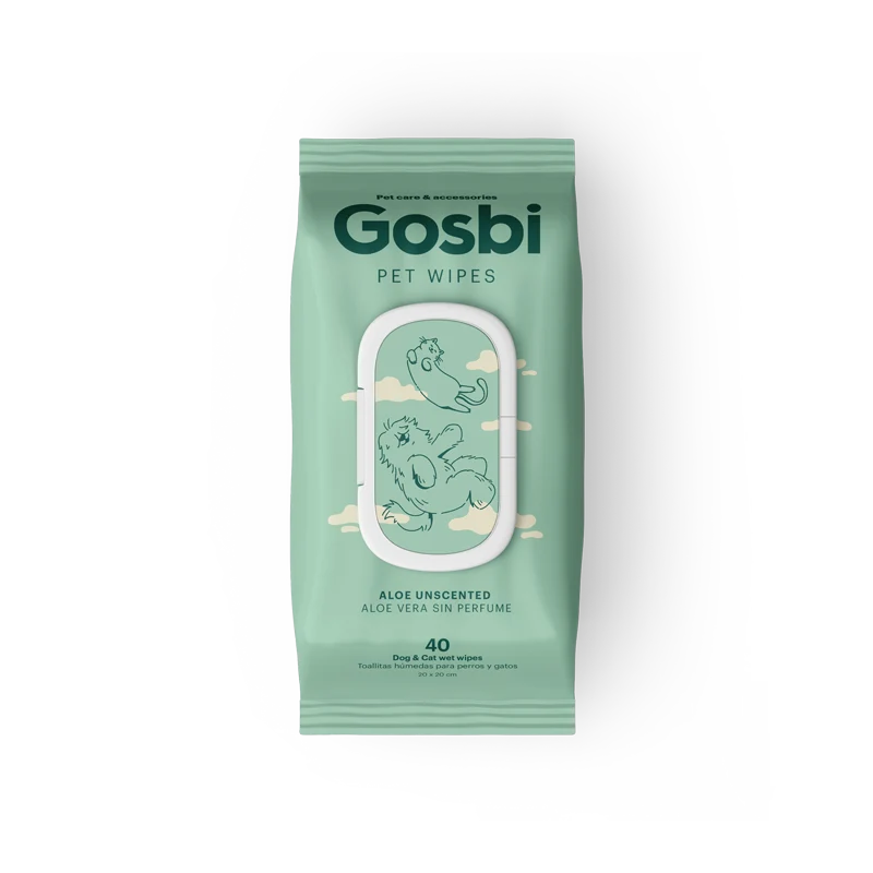 Gosbi | Toallitas Wellsbi con Aloe, sin perfume