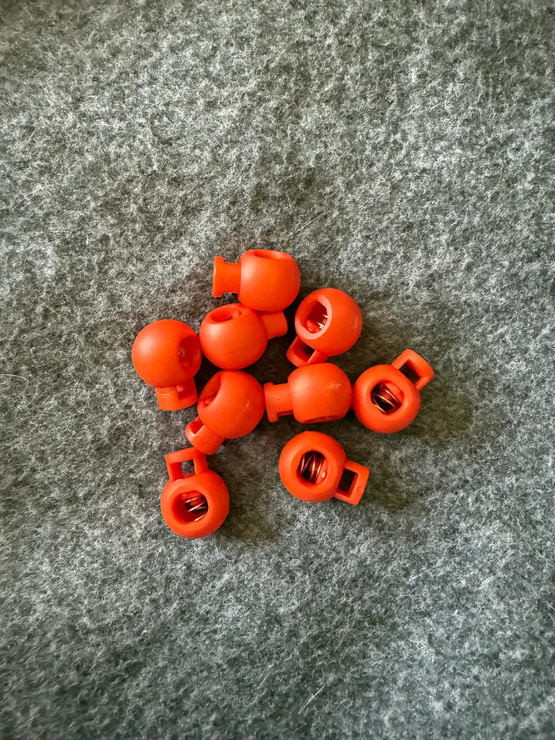 Orange Dog check collar / grot collar / slip collar / slip lead