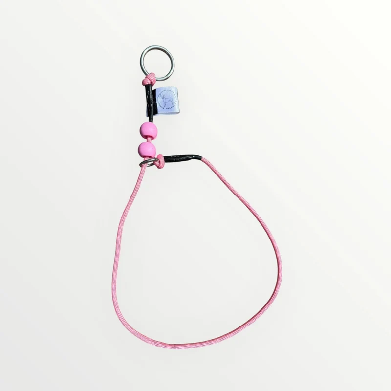 Pink Dog check collar / grot collar / slip collar / slip lead