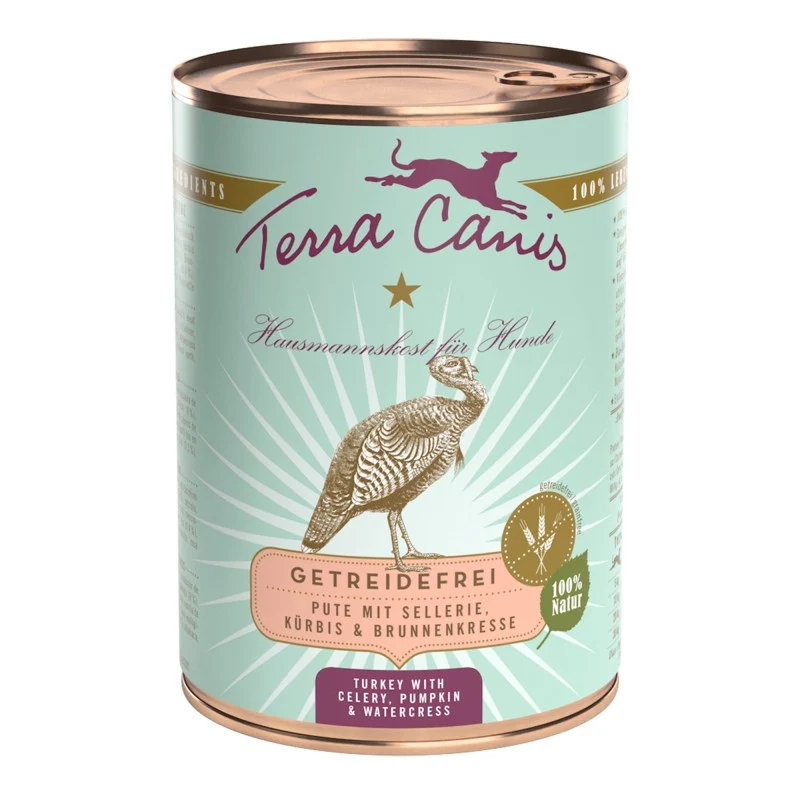 TERRA CANIS GRAIN FREE - Pavo con apionabo, calabaza y berro, sin cereales