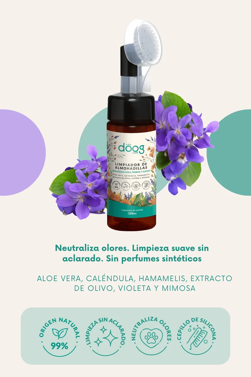 Limpiador de almohadillas ecológico | Patas limpias y saludables después de los paseos | Doog Life