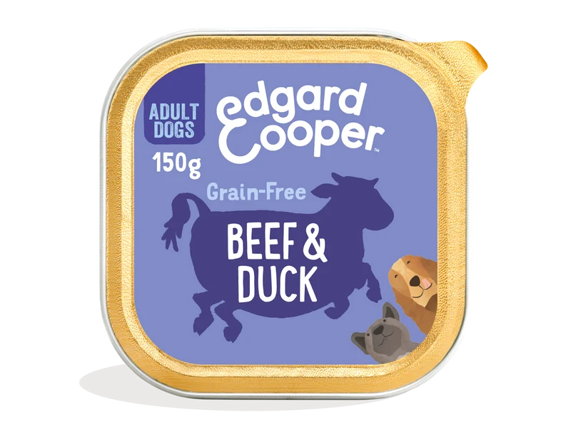 Edgard Cooper | Tarrina Ternera y Pato para Perros | 150g