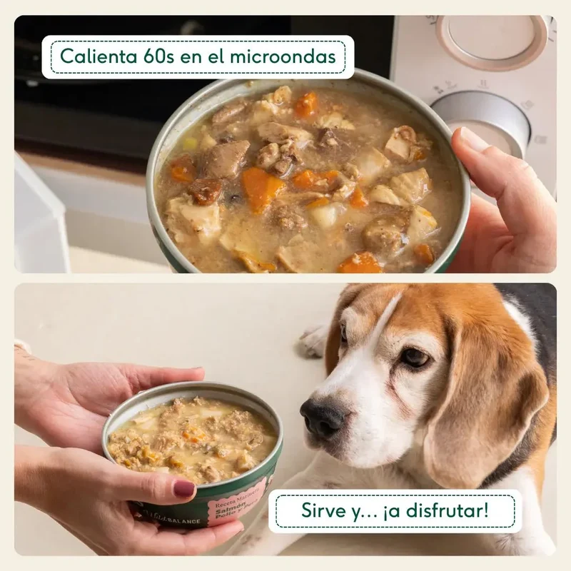 Cazuela casera de Salmón, Pollo y Pera para perros 280g - Para Perros - Wild Balance
