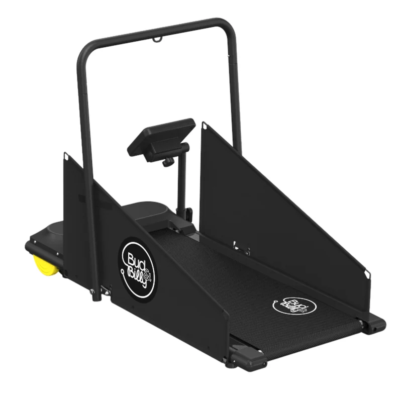 Bud & Billy Quiet & Movable Indoor Small Dog Treadmill With Monitor, Tracker & Remote Control 115x53x76cm - Black