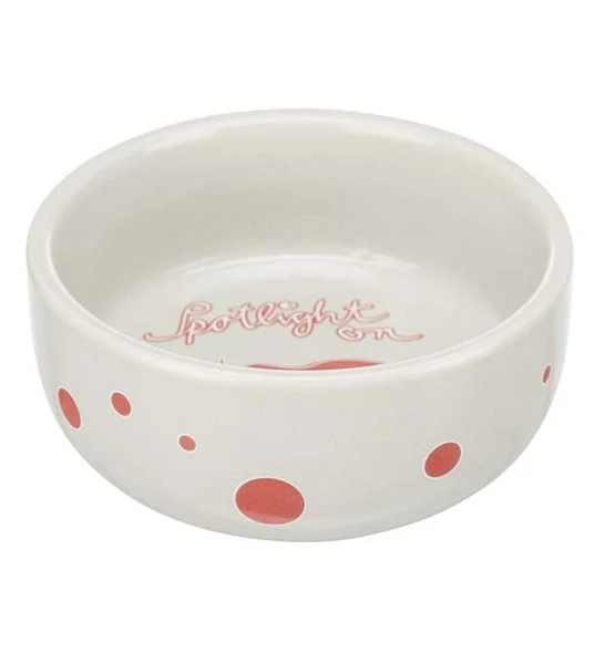 Trixie Bowl Spotlight Comic Guinea Pigs Ceramic Bowl for Small Pets