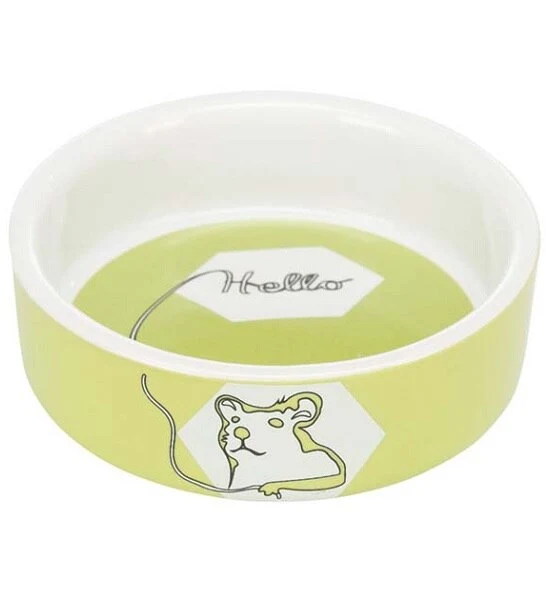 Trixie Comic Hamster Ceramic Bowl for Small Pets