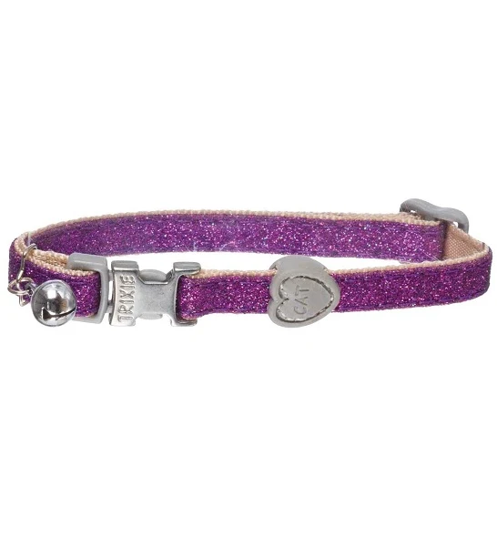 Trixie Glitter Effect Fully Adjustable Collar for Cats