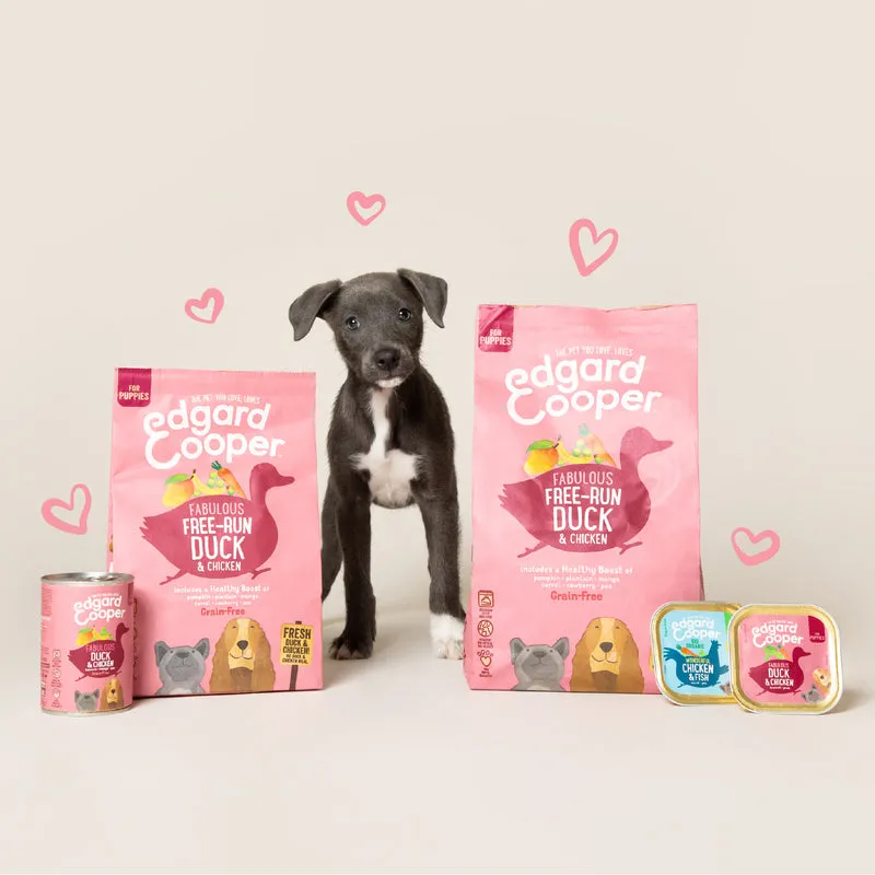 Edgard Cooper | Pato y Pollo | Lata para Cachorros 400g