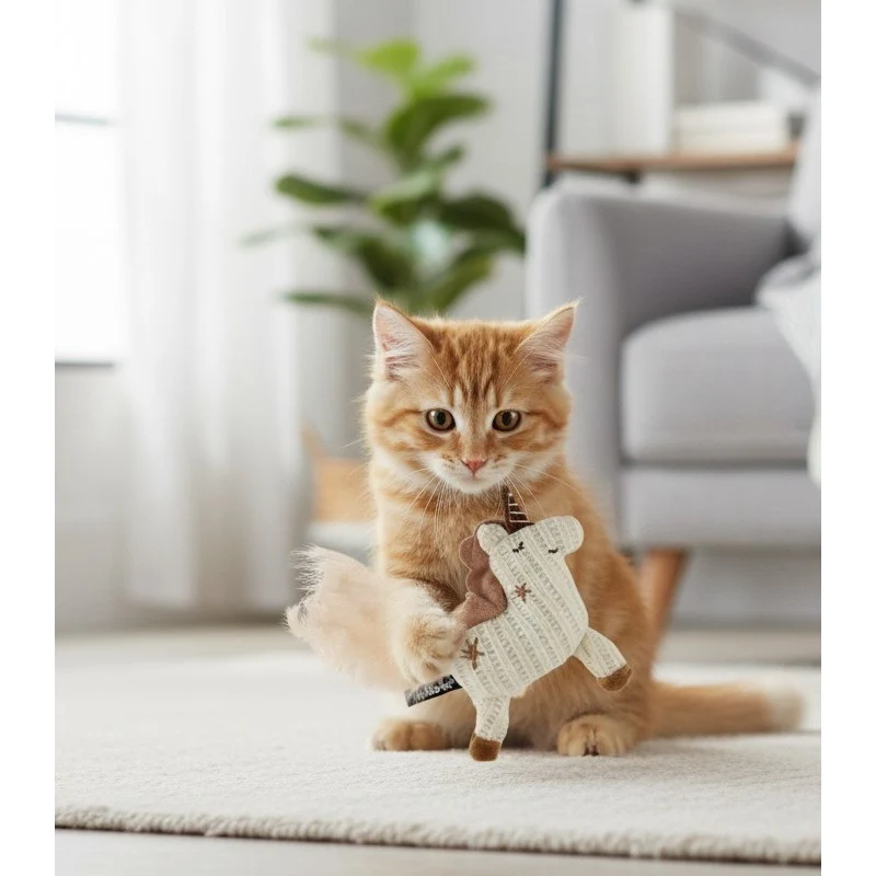 Peluche Unicornio para Gatos con Catnip