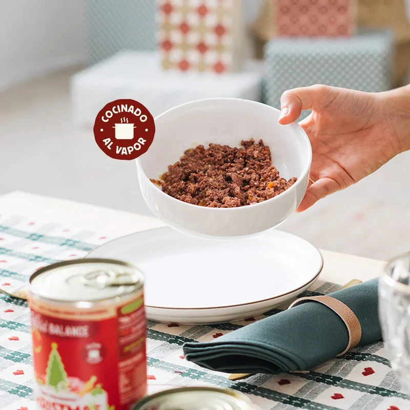 Lata de Comida Cocinada - Receta de Navidad de Wild Balance