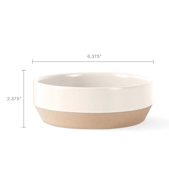 PetShop by Fringe Studio Nosey Dog Spot Stoneware Bowl 16x6cm