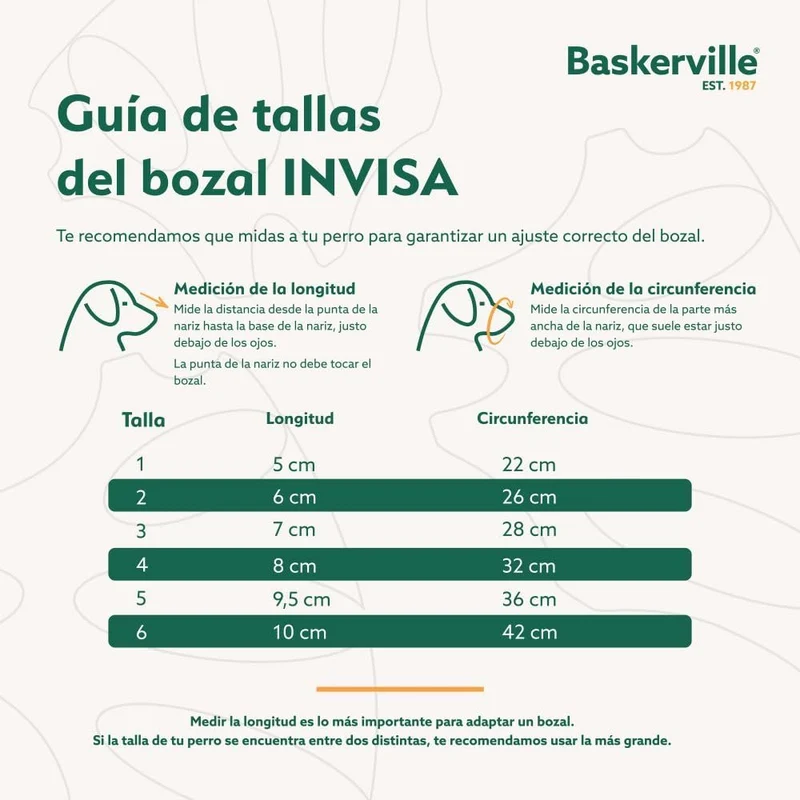 Bozal Baskerville INVISA
