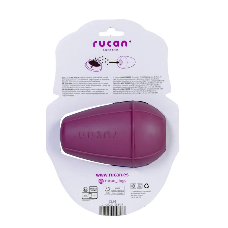 RUCAN | Conic Grande Lila | Juguete Rellenable