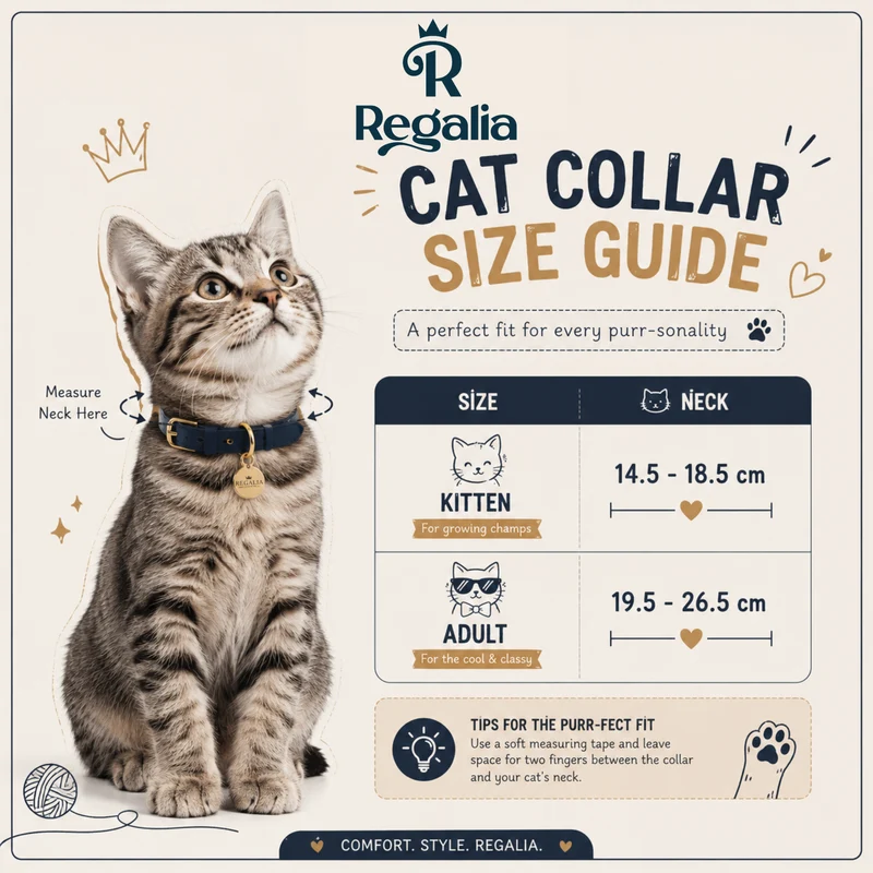 Regalia Urban Black Cat & Kitten Collar