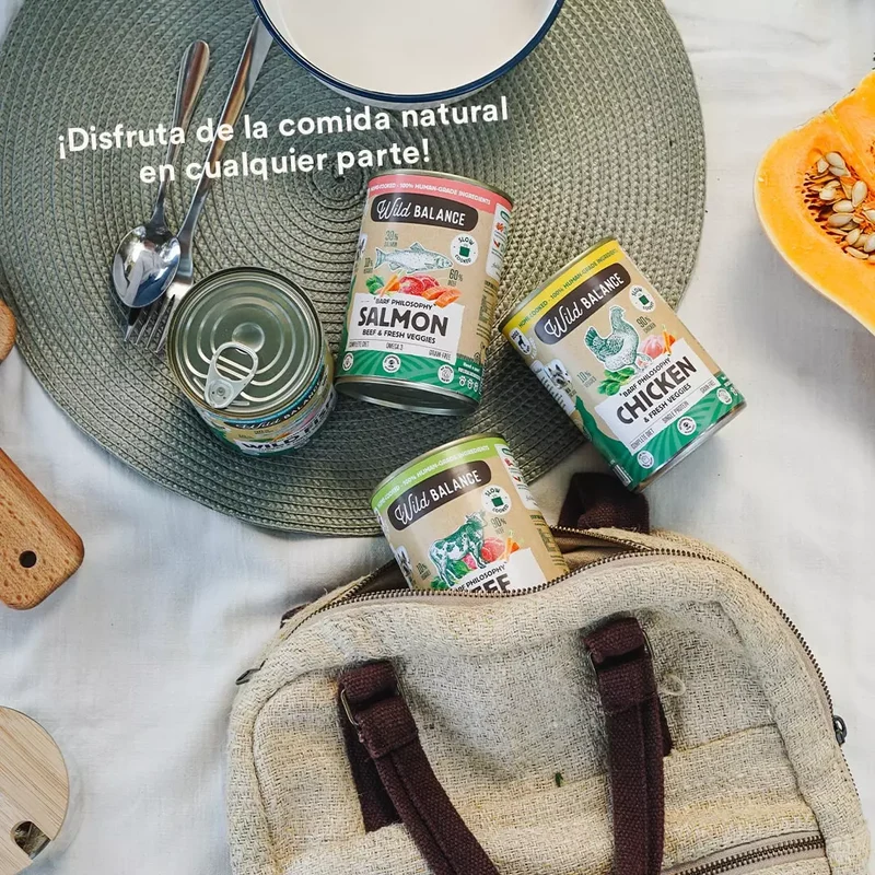 Lata de Salmón y Ternera – Comida cocinada al vapor de Wild Balance