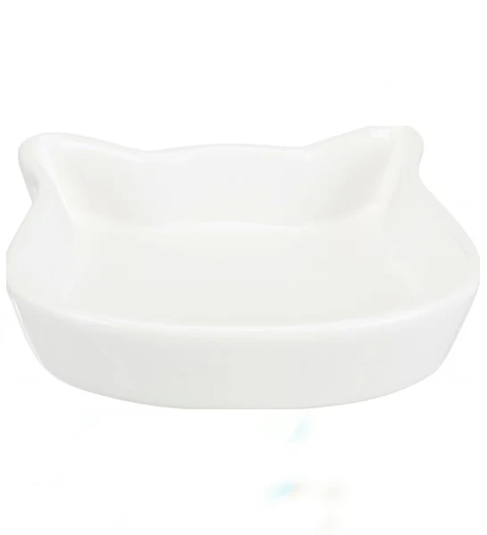 Trixie Ceramic Cat Face Bowl for Cats