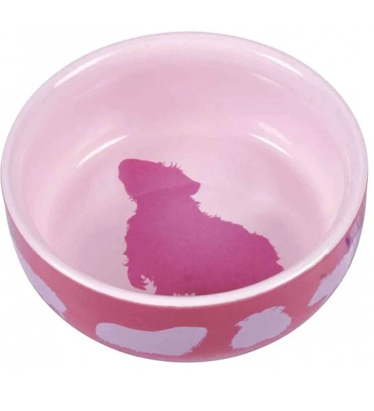 Trixie Ceramic Bowl with Guinea Pig Design