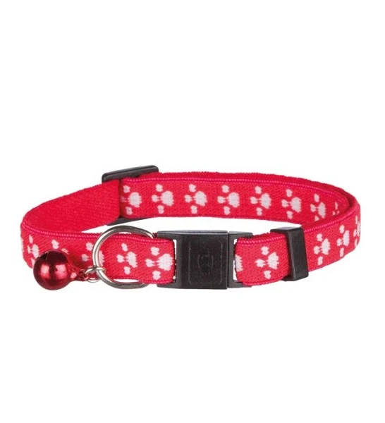 Trixie Paw Motif Elastic Cat Collar
