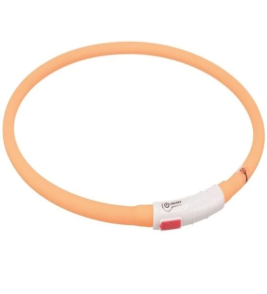 Trixie USB Flash Light Silicone Dog Collar