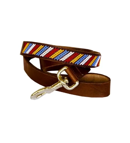 Huntlea Beaded Stripe Dog Lead