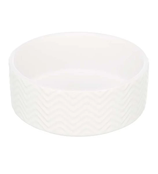 Trixie Wavy Pattern Ceramic Dog Bowl