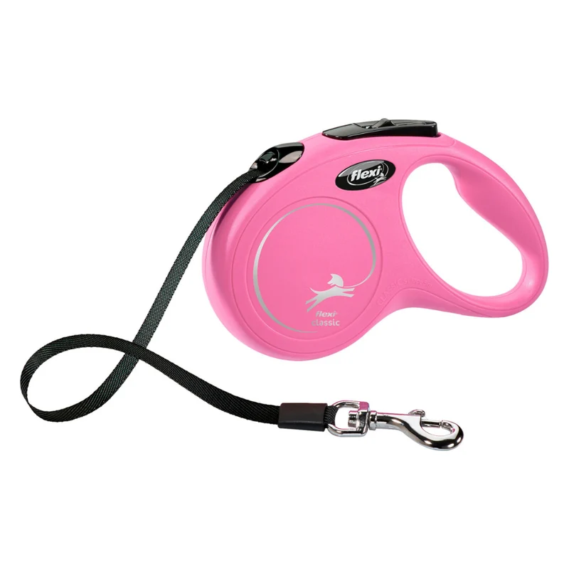 Flexi New Classic Retractable Tape Leash for Dogs