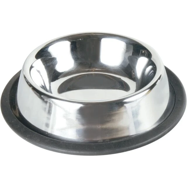 Trixie Fish Print Embossed Stainless Steel Bowl for Cats 200ml
