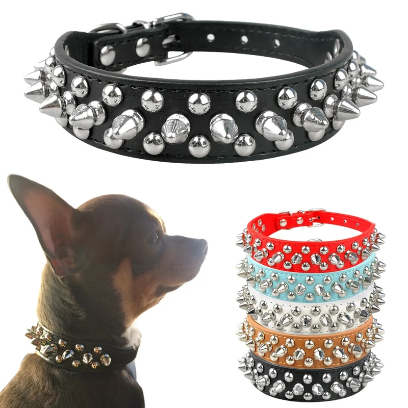 Cool Spiked Rivet Studded PU Leather