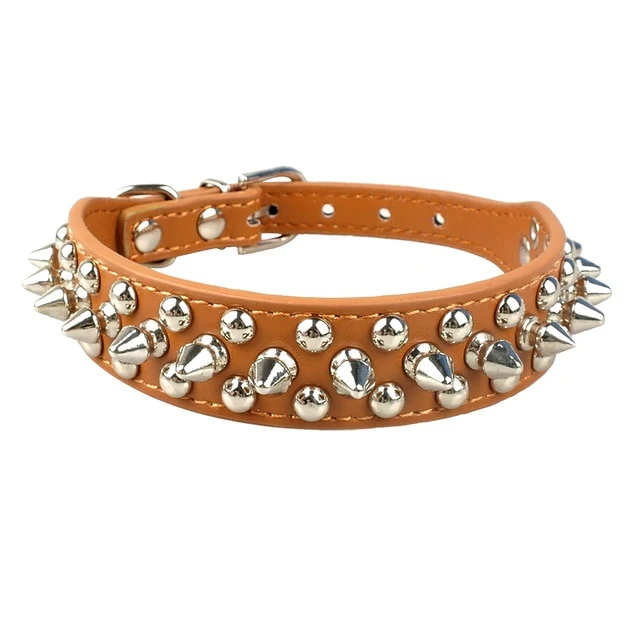 Cool Spiked Rivet Studded PU Leather