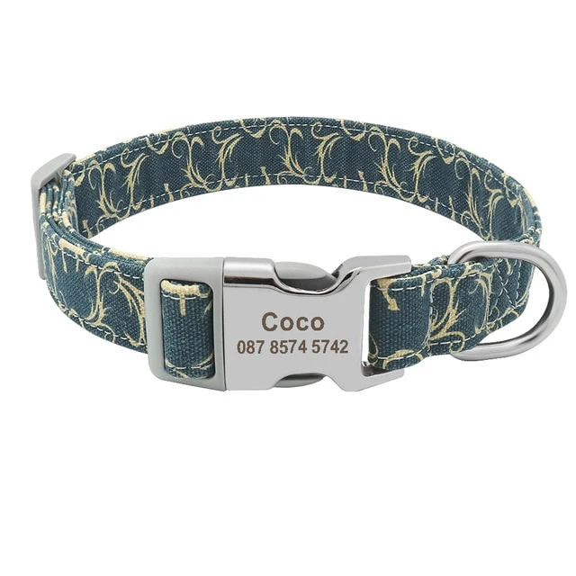 Custom Engraved Dog Collar Personalized