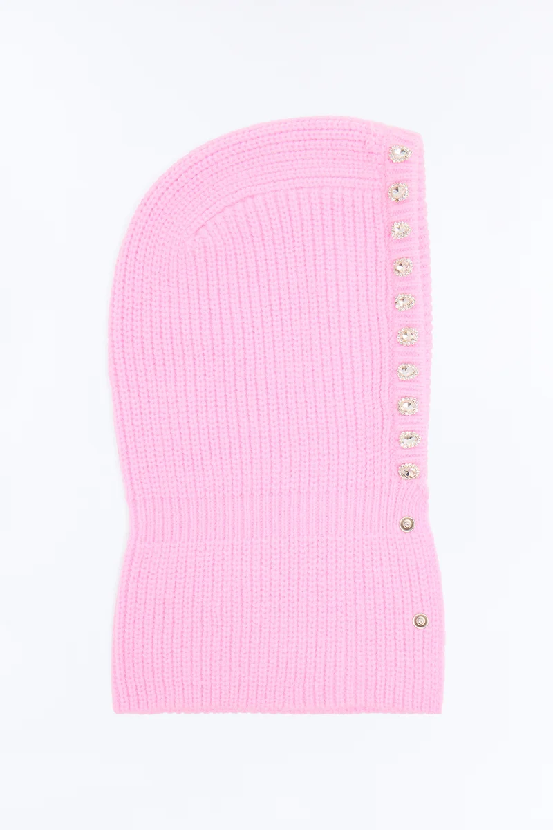 Embellished Icon Balaclava - Pink