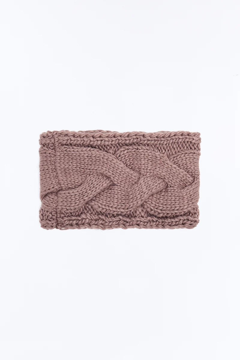 Snow In The City Knit Headband - Grey