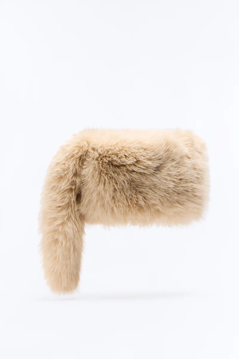 Good Scout Faux Fur Hat - Tan