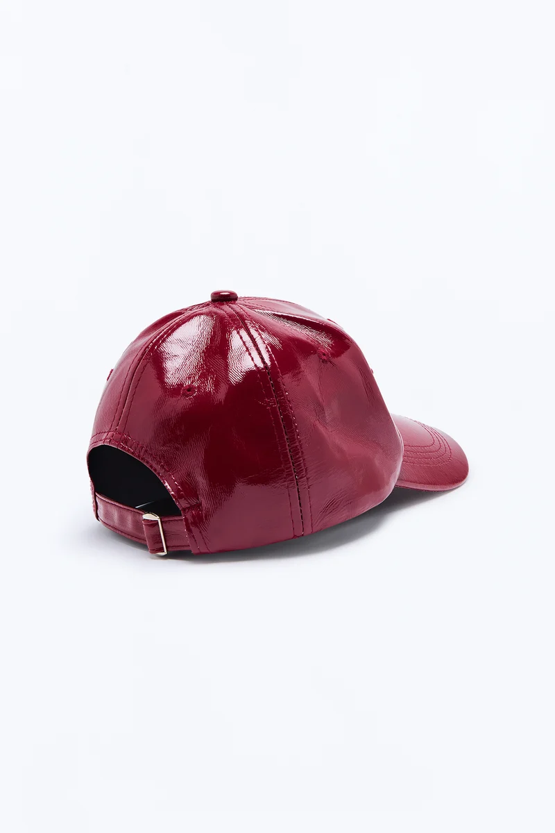 LA Gloss Baseball Hat - Burgundy