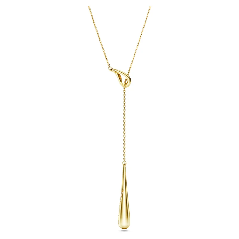 Pendentif Swarovski - Classica - en Y - Argent sterling - Doré à l'or 18 carats