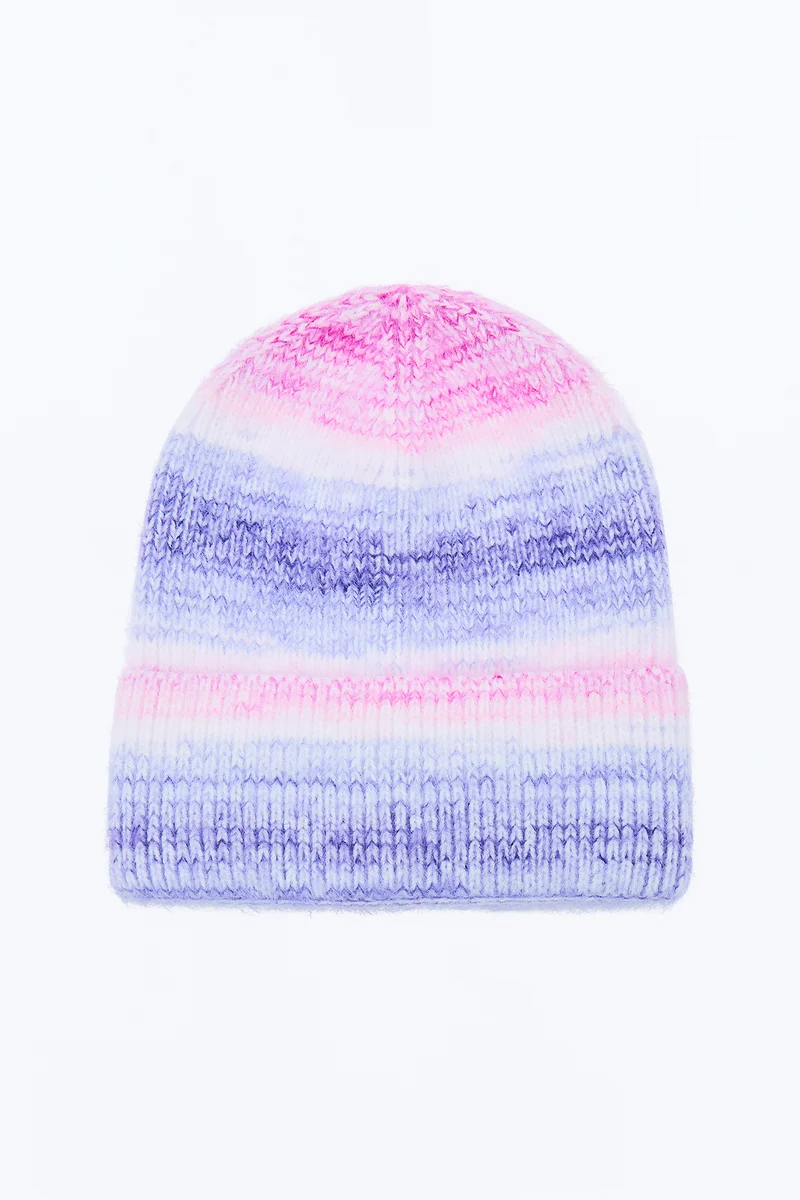 Vibrant Vibes Beanie - Pink/combo