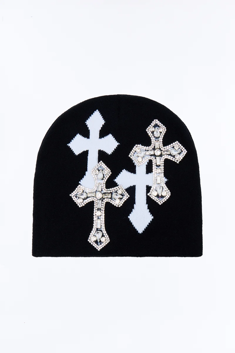 Giving Grace Beanie - Black/combo