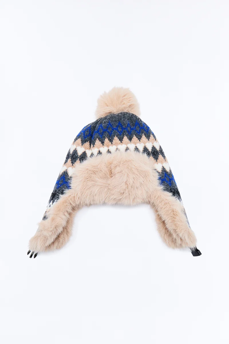 Slope Side Beanie - Grey/combo