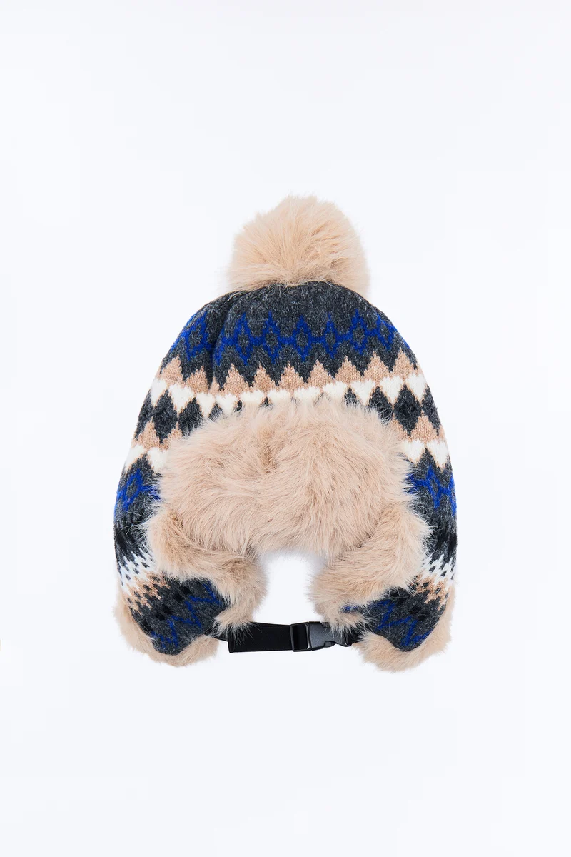Slope Side Beanie - Grey/combo