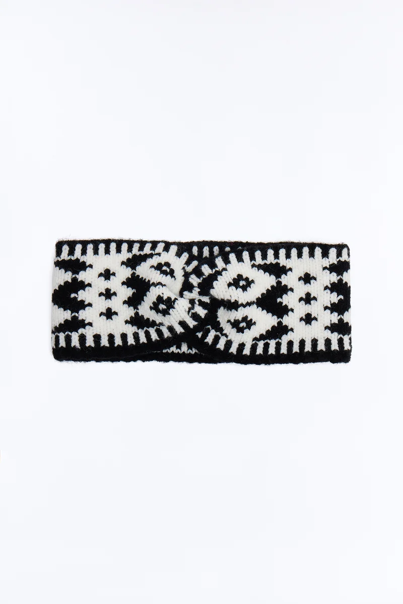 Slopes And Snow Headband - Black/combo