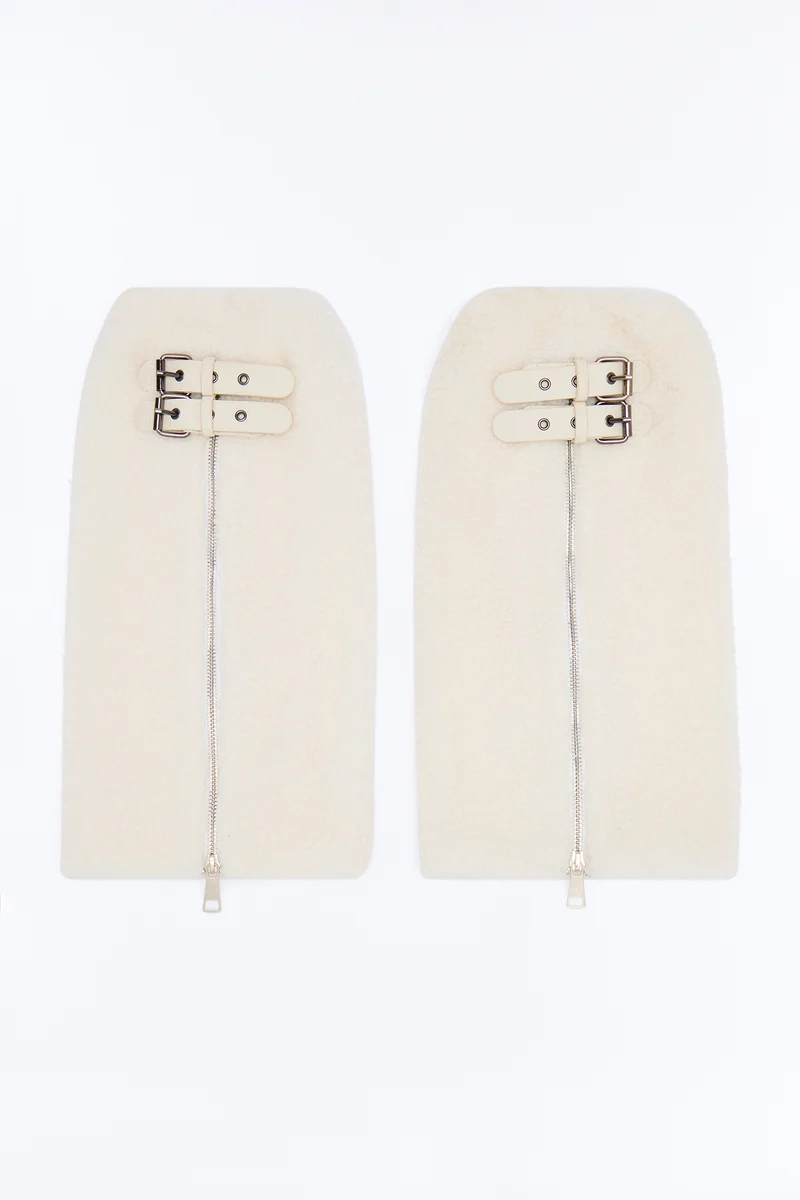 Winter Wild Sherpa Legwarmer - Ivory