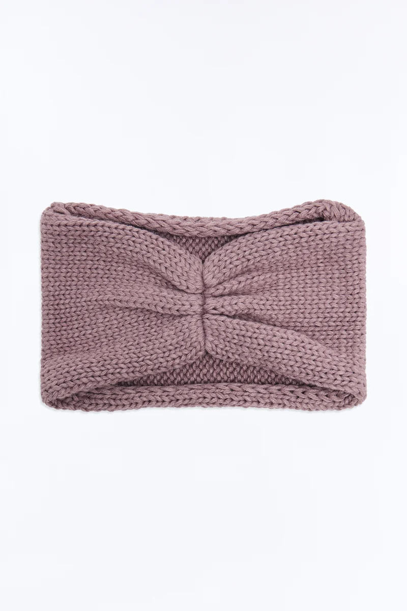 Warm Embrace Oversized Headband - Grey