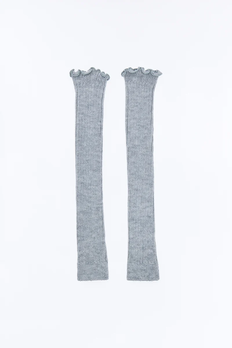 Sunday Morning Leg Warmers - Heather Grey