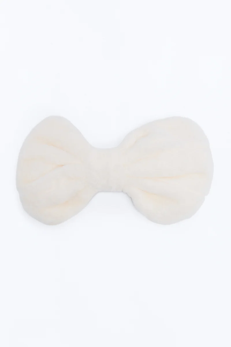 Softest Knot Faux Fur Headband - Ivory