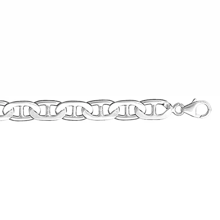 Collier long grosse marine chaîne 55 cm – Argent 925 rhodié | Azuline