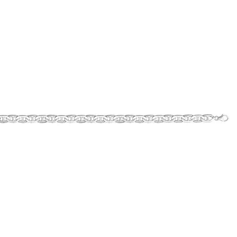 Collier long grosse marine chaîne 55 cm – Argent 925 rhodié | Azuline
