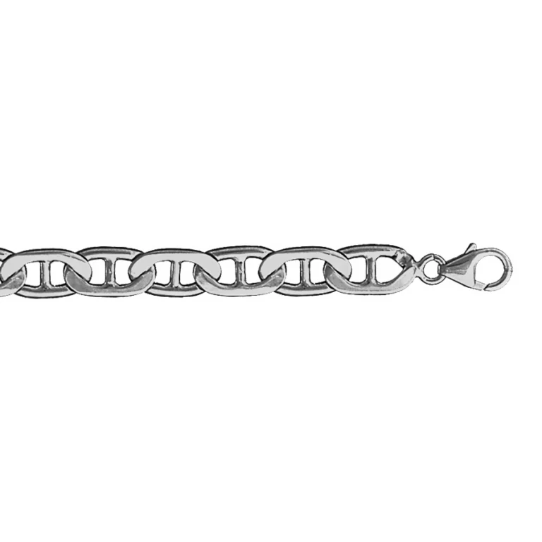 Collier long marine grosse maille 55 cm – Argent 925 rhodié | Azuline