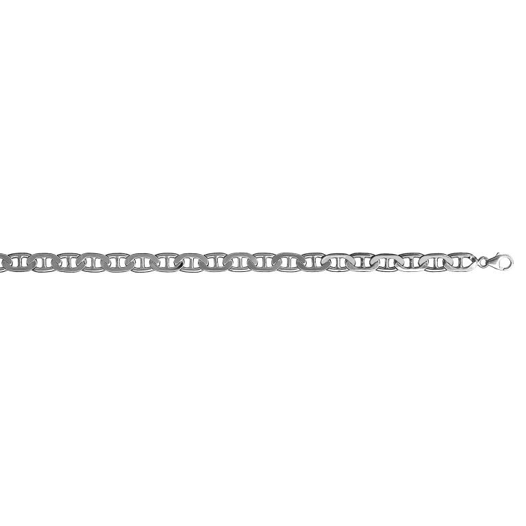Collier long marine grosse maille 55 cm – Argent 925 rhodié | Azuline