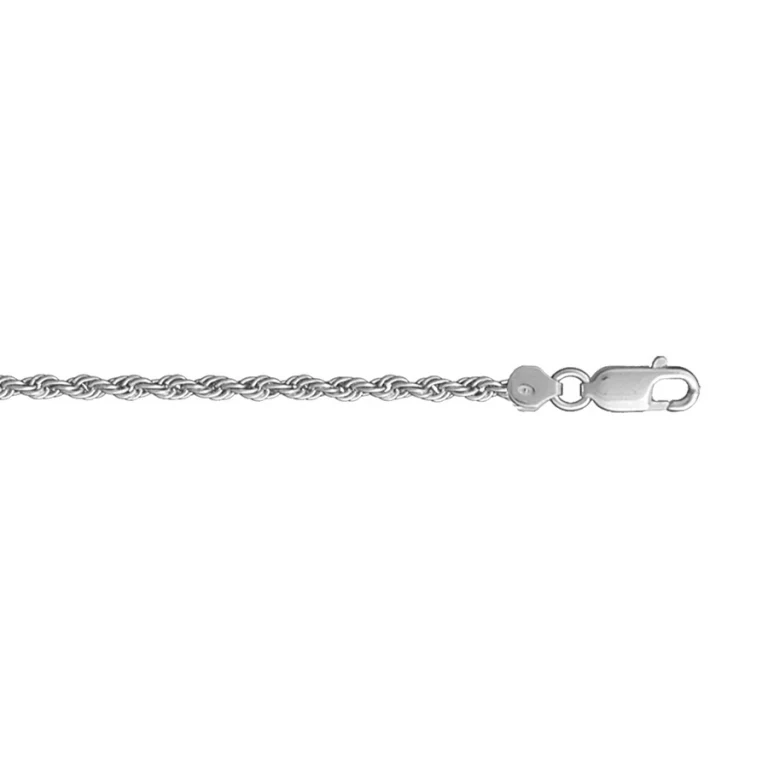 Sautoir maille corde 70 cm – Argent 925 rhodié | Azuline