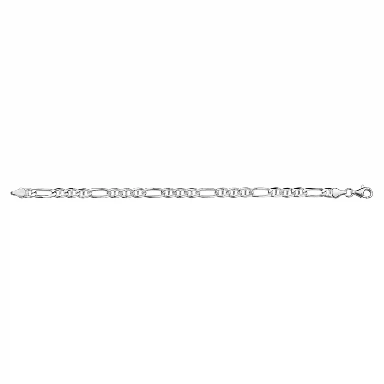 Collier long marine alternée chaîne 55 cm – Argent 925 rhodié | Azuline